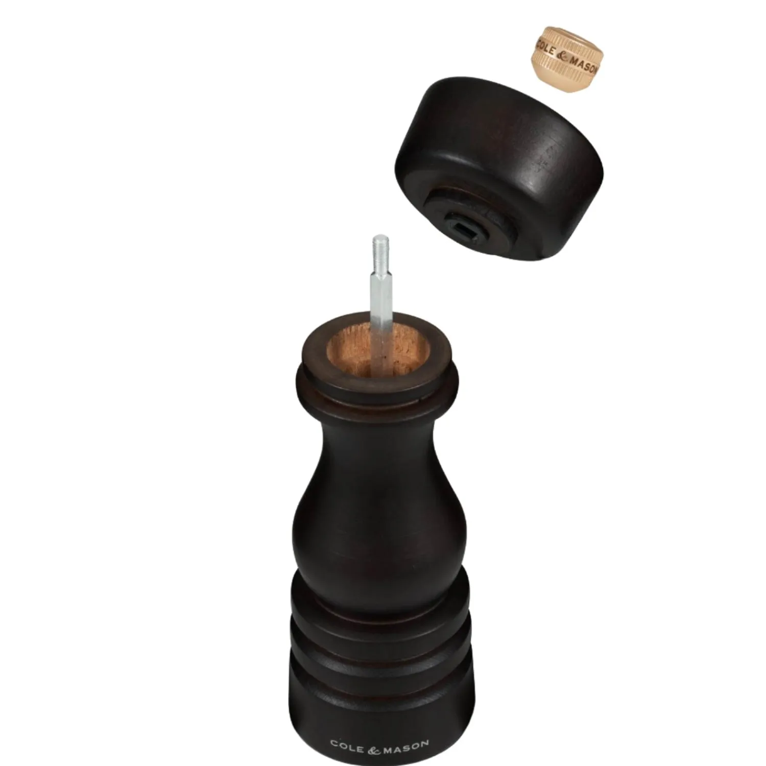 Cole u0026 Mason Cole & Mason London 18cm Beech Wood Pepper Mill - Chocolate