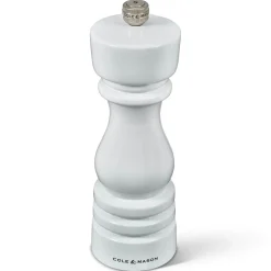 Cole u0026 Mason Cole & Mason London 18cm Beech Wood Salt Mill - Gloss White