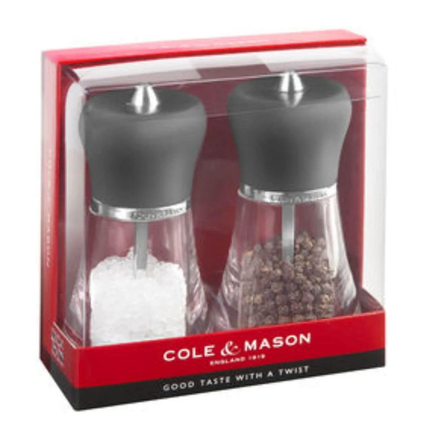 Cole u0026 Mason Cole & Mason Napoli Salt & Pepper Mill Set - 12cm
