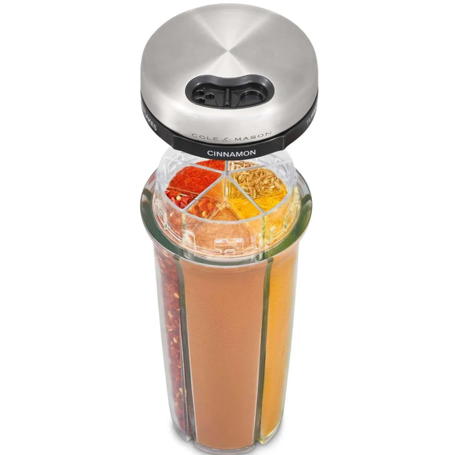 Cole u0026 Mason Cole & Mason Saunderton Spice 20cm Storage Shaker - Filled