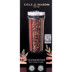 Cole u0026 Mason Cole & Mason Saunderton Spice 20cm Storage Shaker - Filled