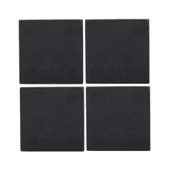 Creative Tops Naturals 4 Piece Square Coaster Set - Slate