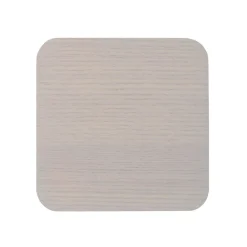 Creative Tops Naturals 4 Piece Square Coaster Set - Grey Veneer