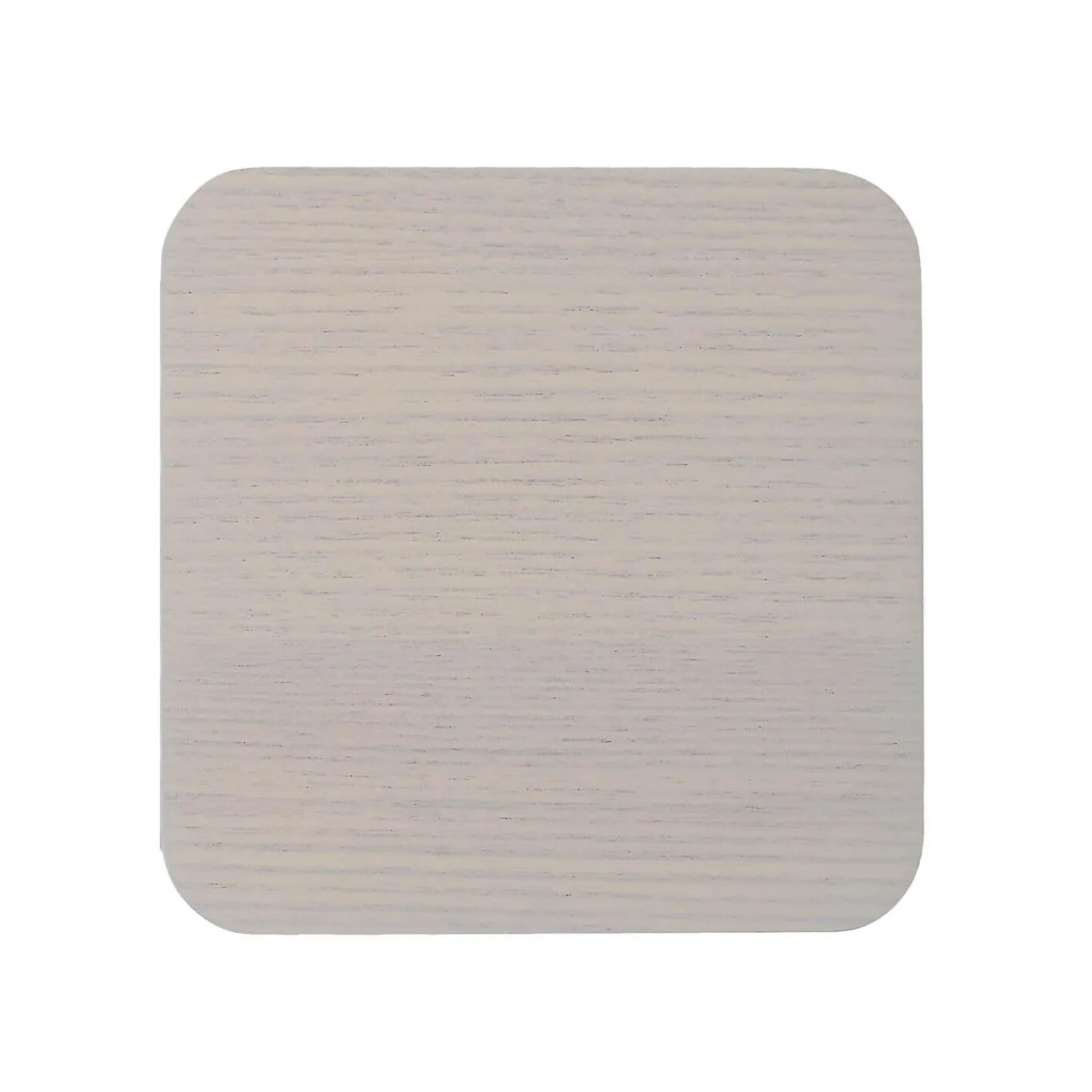 Creative Tops Naturals 4 Piece Square Coaster Set - Grey Veneer