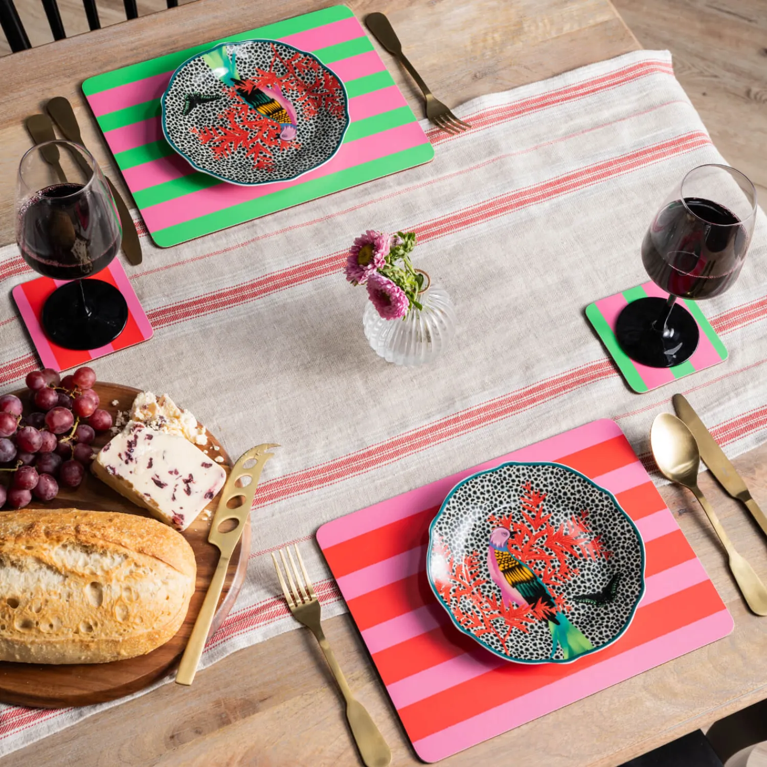 Creative Tops Set Of 4 Coasters - Stripes