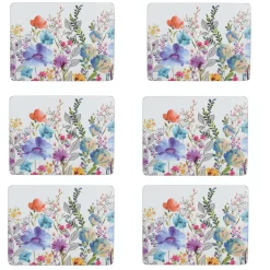 Creative Tops Set Of 6 Placemats - Meadow Floral