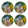 Creative Tops Set Of 4 Round Coasters - Floral