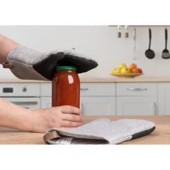 Cuisinart Neoprene Pack of 2 Oven Mitts - Grey