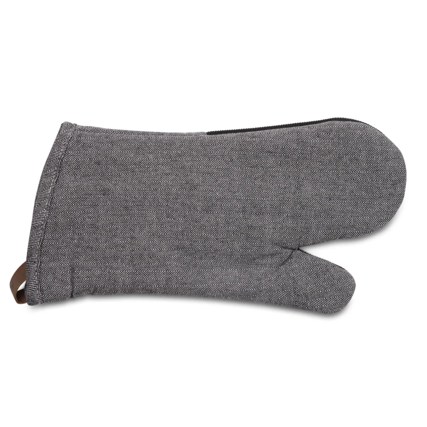 Cuisinart Neoprene Pack of 2 Oven Mitts - Herringbone Charcoal
