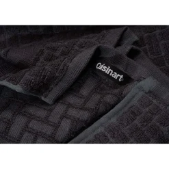 Cuisinart Pack of 2 Antimicrobial Professional Bamboo Sculpted Tea Towel - Charcoal