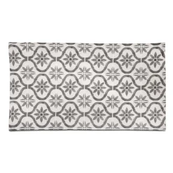 Cuisinart Pack of 2 Antimicrobial Professional Fouta Printed Tea Towel - Grey