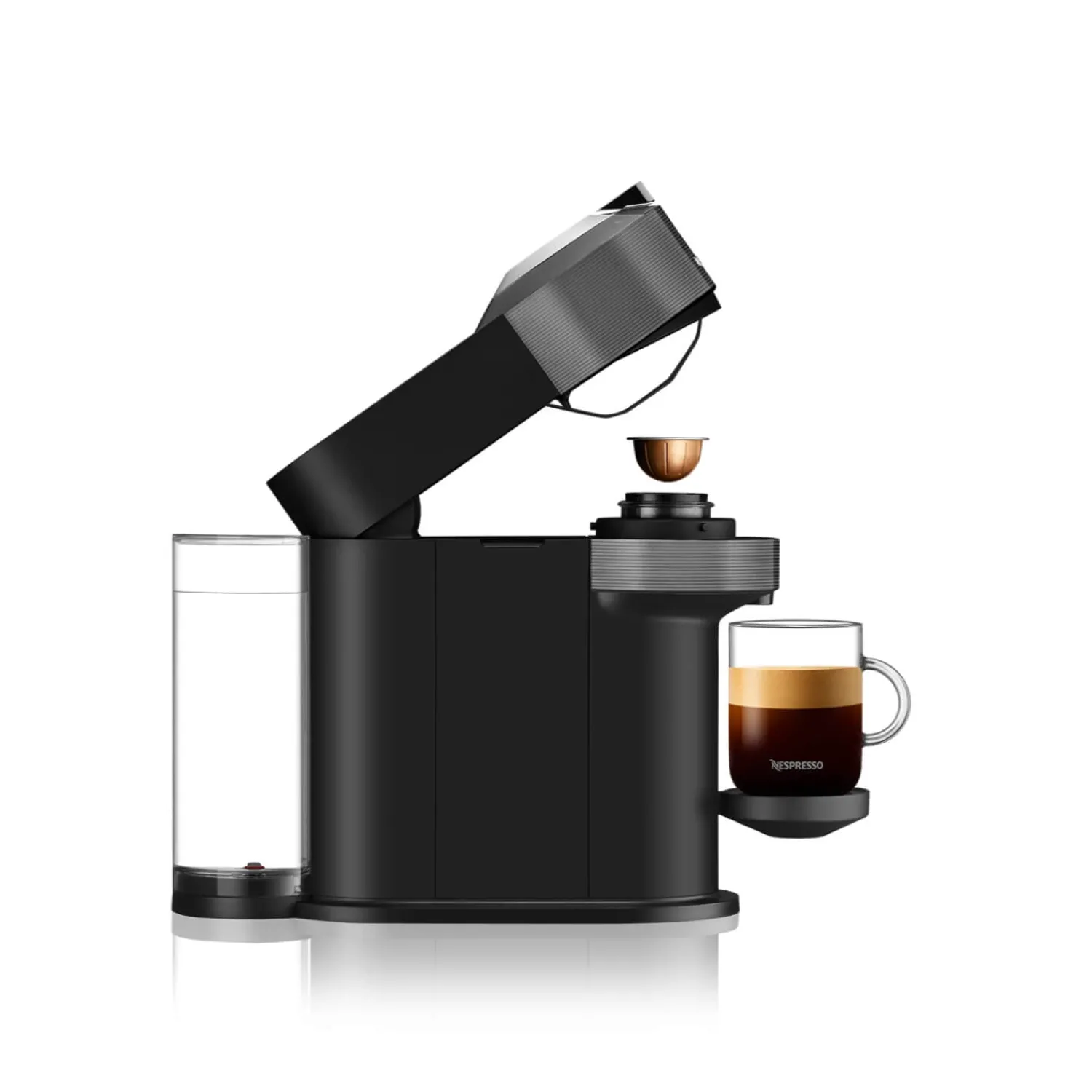 De'Longhi De'Longhi EN120.GYAE Nespresso Vertuo Next Coffee Machine + Aeroccino Milk Frother - Grey