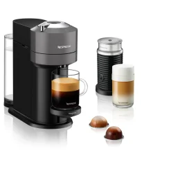 De'Longhi De'Longhi EN120.GYAE Nespresso Vertuo Next Coffee Machine + Aeroccino Milk Frother - Grey