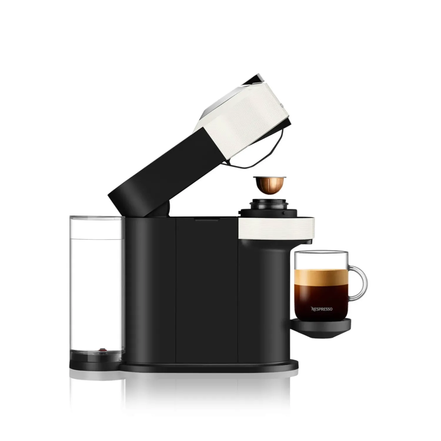 De'Longhi De'Longhi EN120.WAE Nespresso Vertuo Next Coffee Machine + Aeroccino Milk Frother - White