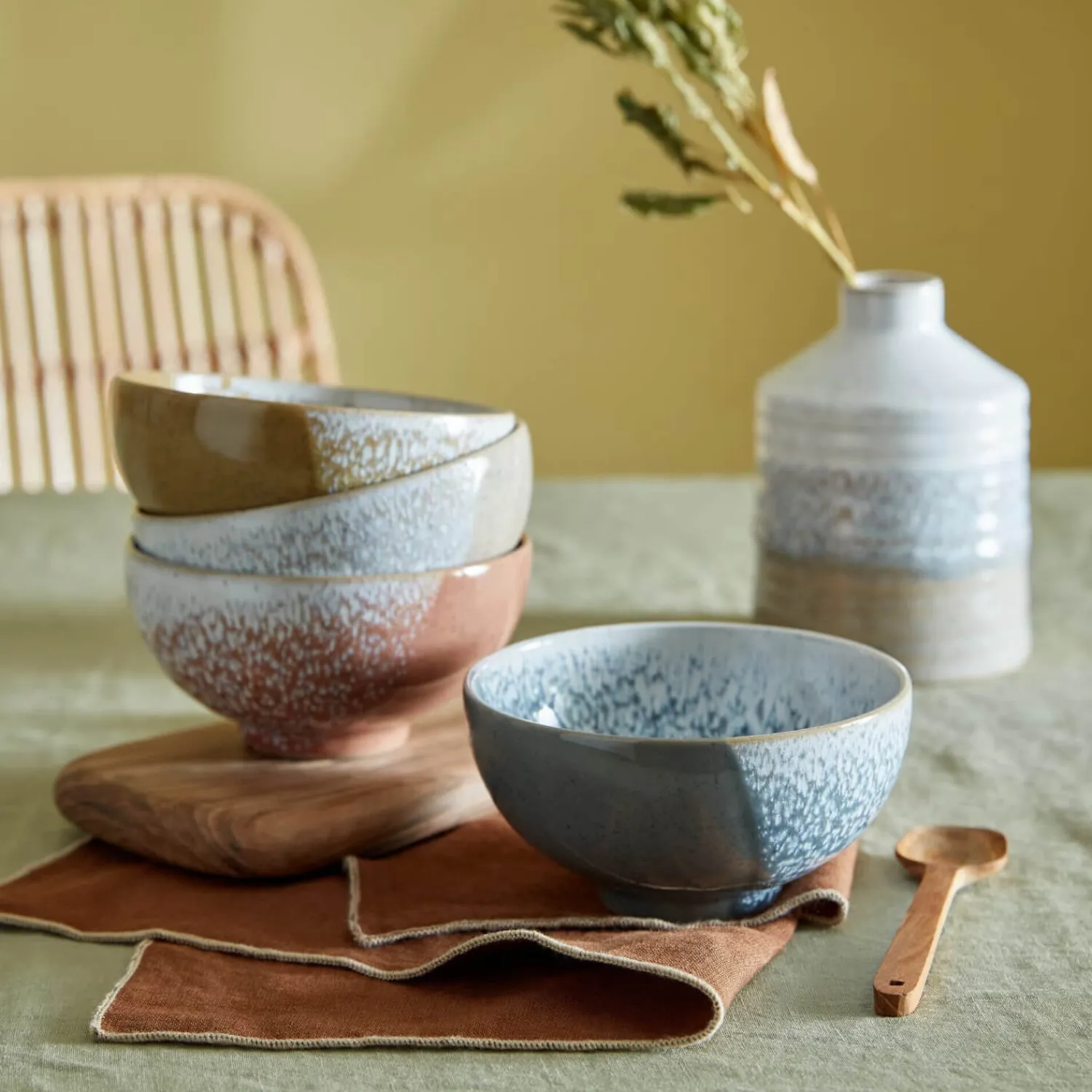 Denby Accents 13cm Rice Bowl - Rust