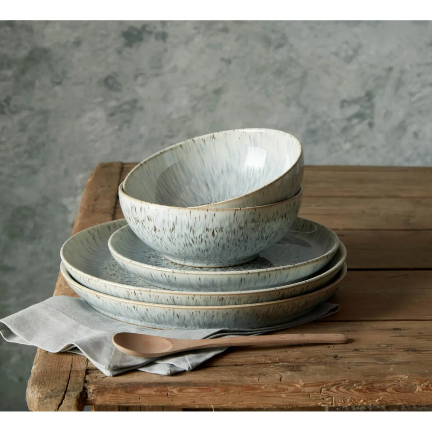 Denby Halo Speckle Pasta Bowl - 22cm