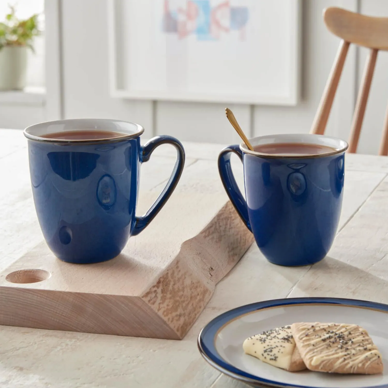 Denby Imperial Blue Coupe Cereal Bowl - 17cm