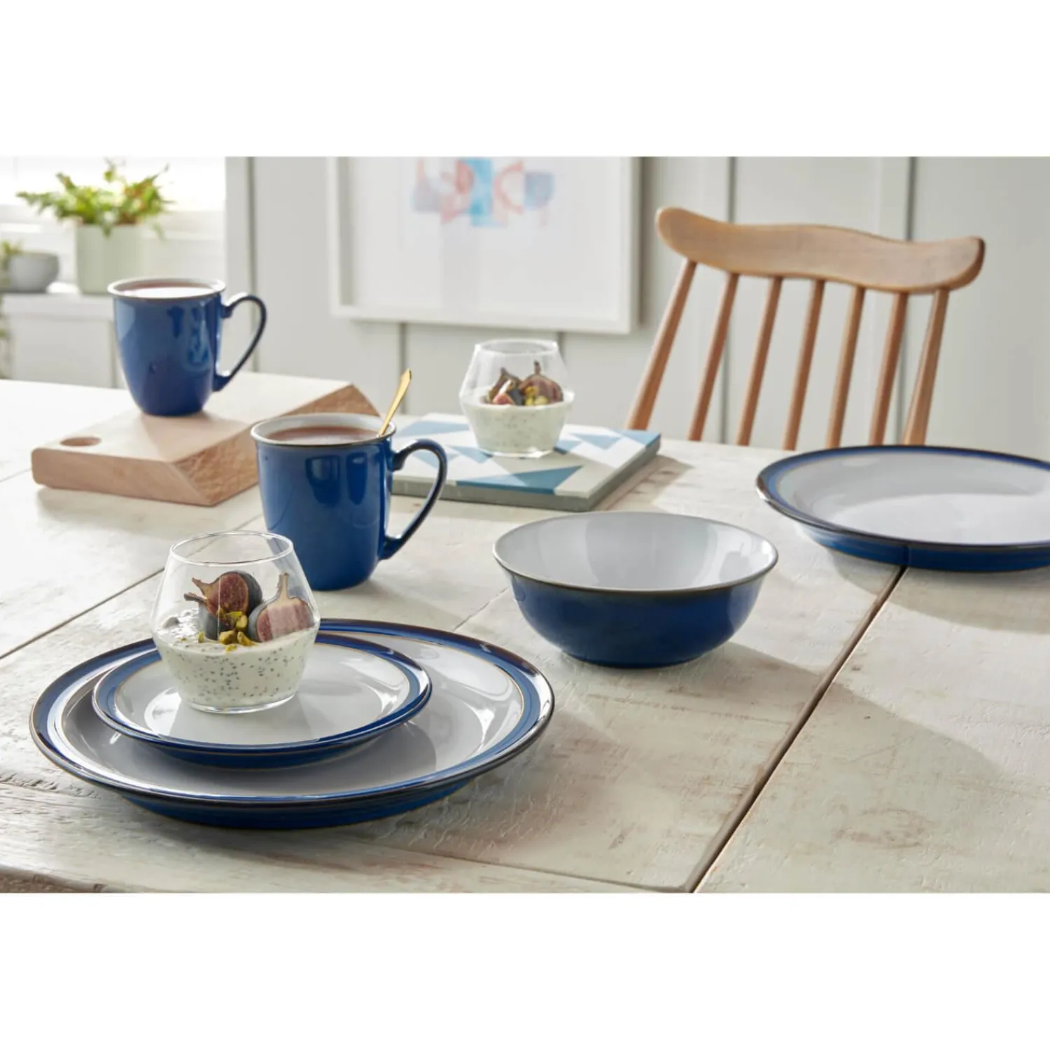 Denby Imperial Blue Coupe Cereal Bowl - 17cm