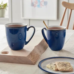 Denby Imperial Blue Medium Coupe Plate - 21cm