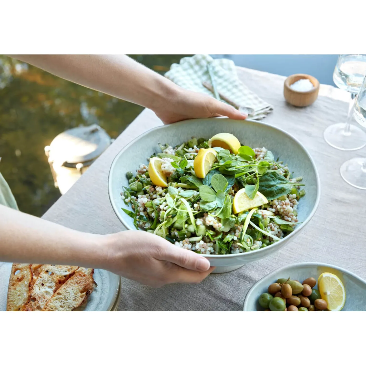Denby Kiln 28.5cm Large Organic Dish - Green