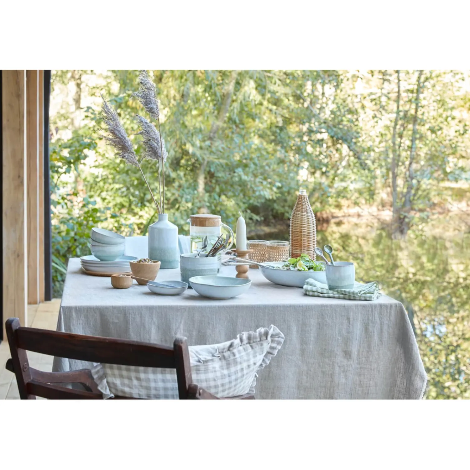 Denby Kiln 19cm Medium Organic Dish - Green