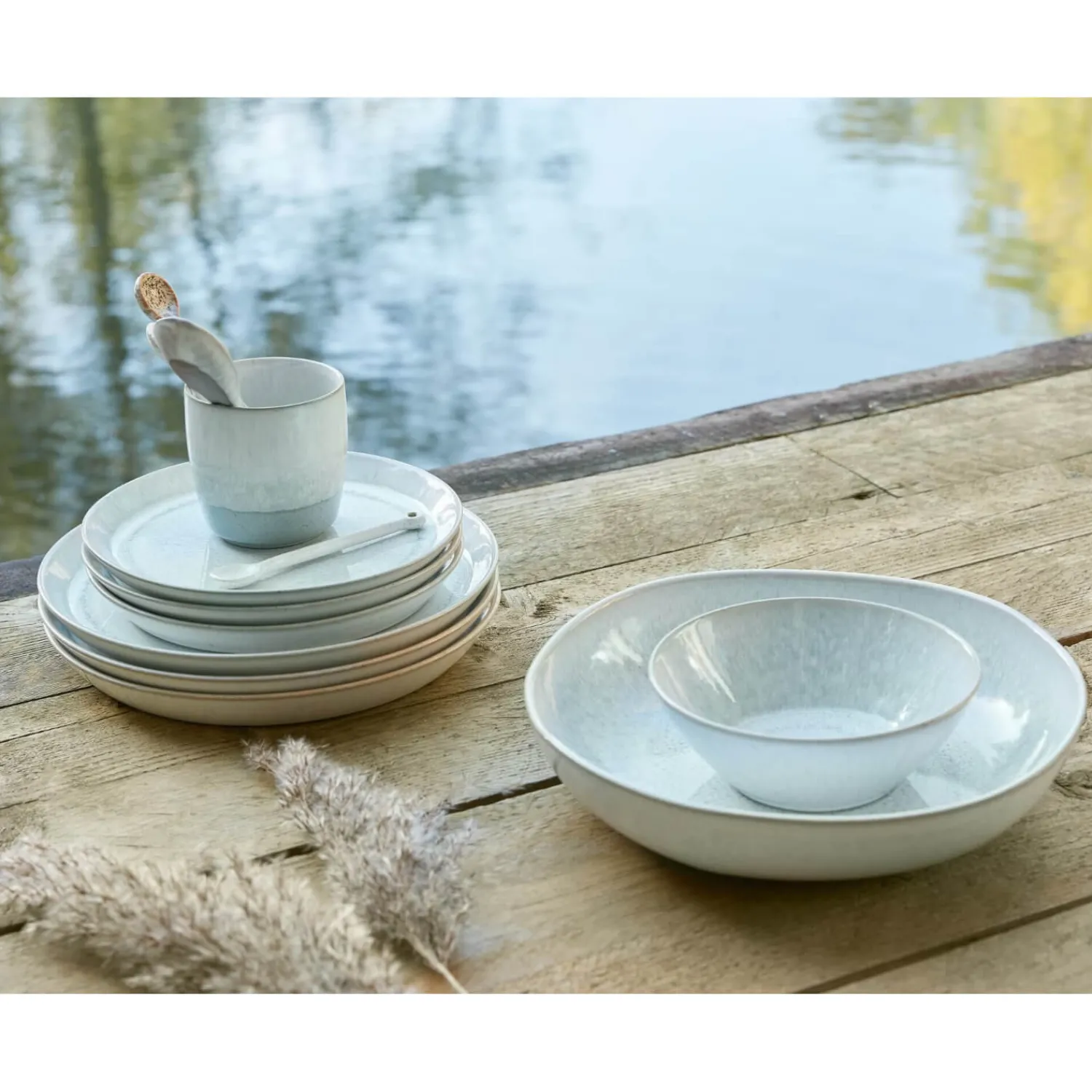 Denby Kiln 17cm Small Plate - Green