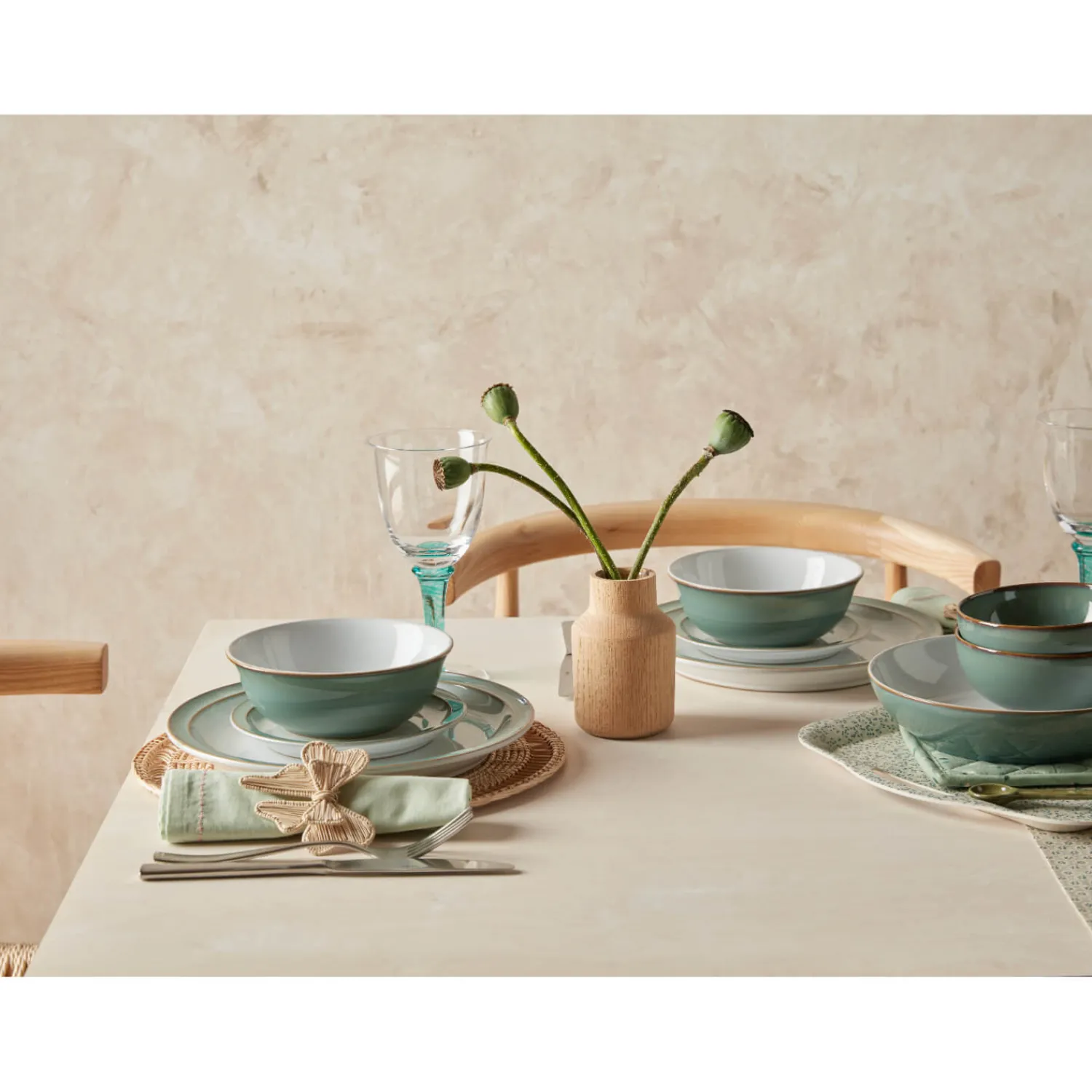 Denby Regency Green 17.5cm Small Plate
