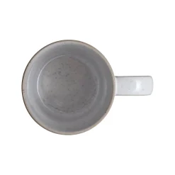 Denby Stoneware Kiln Accents 370ml Ridged Mug - Lemon