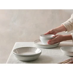 Denby Stoneware Kiln 15.5cm Medium Shallow Bowl - Coral