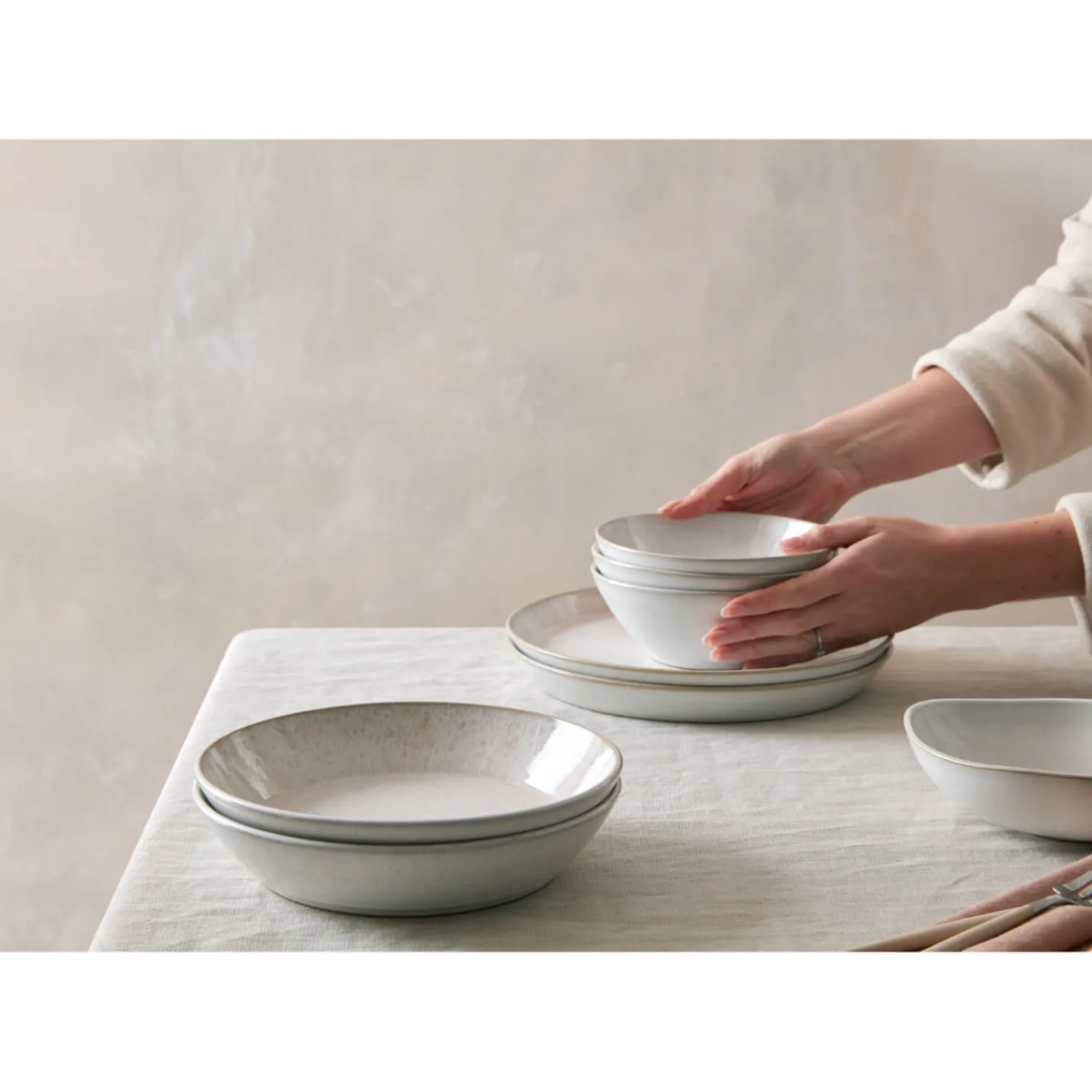 Denby Stoneware Kiln 21.5cm Medium Plate - Coral