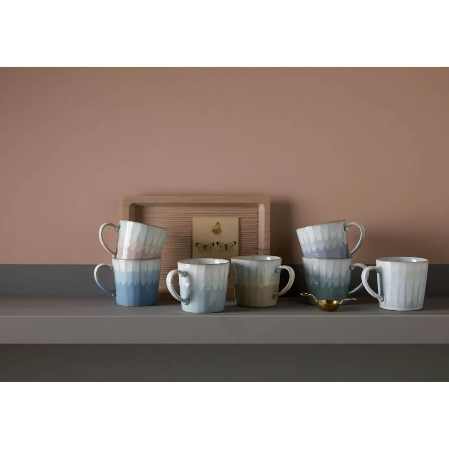 Denby Stoneware 400ml Reactive Mug - White