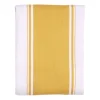 Dexam Love Colour Striped Cotton Tea Towel - Ochre