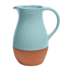 Sintra Dexam Glazed 3L Terracotta Jug - Duck Egg