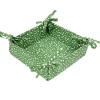 Sintra Dexam Recycled Cotton Spotted Bread Basket - Green