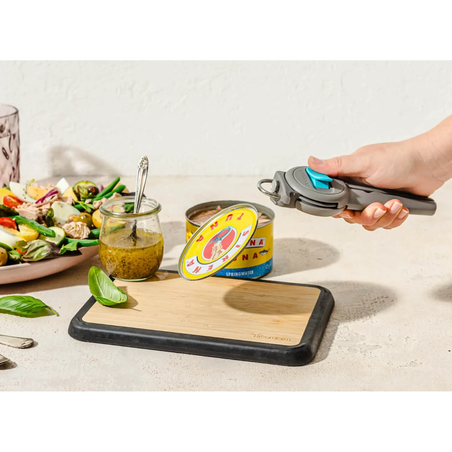 DreamFarm Dopener 3-in-1 Can Opener - Grey