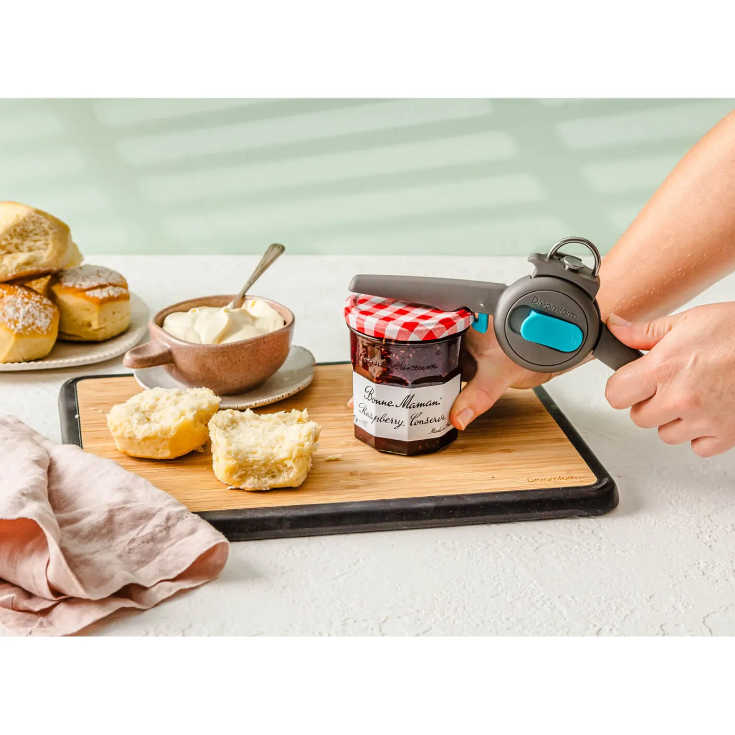 DreamFarm Dopener 3-in-1 Can Opener - Grey
