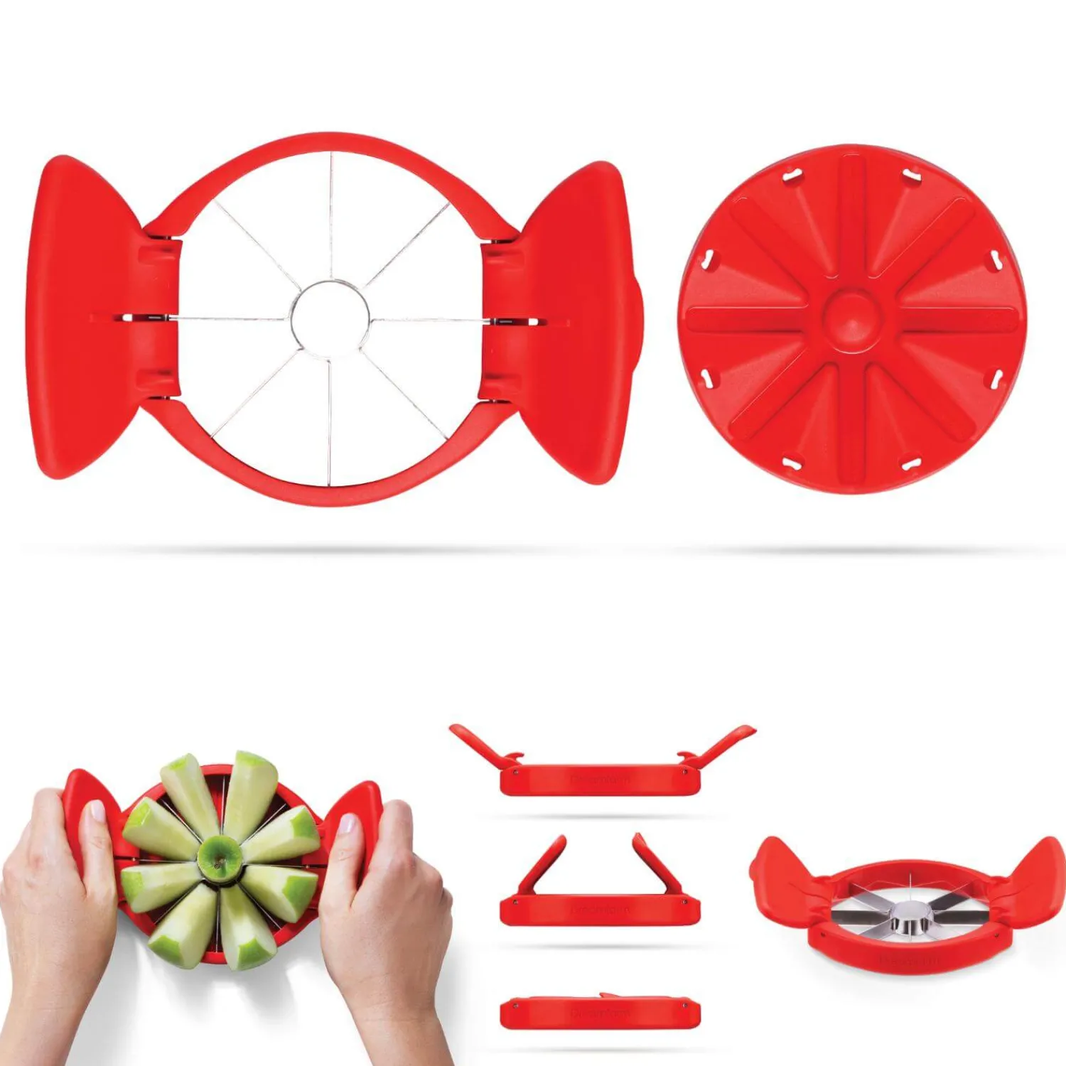 DreamFarm Flapple Apple Slicer & Corer - Red