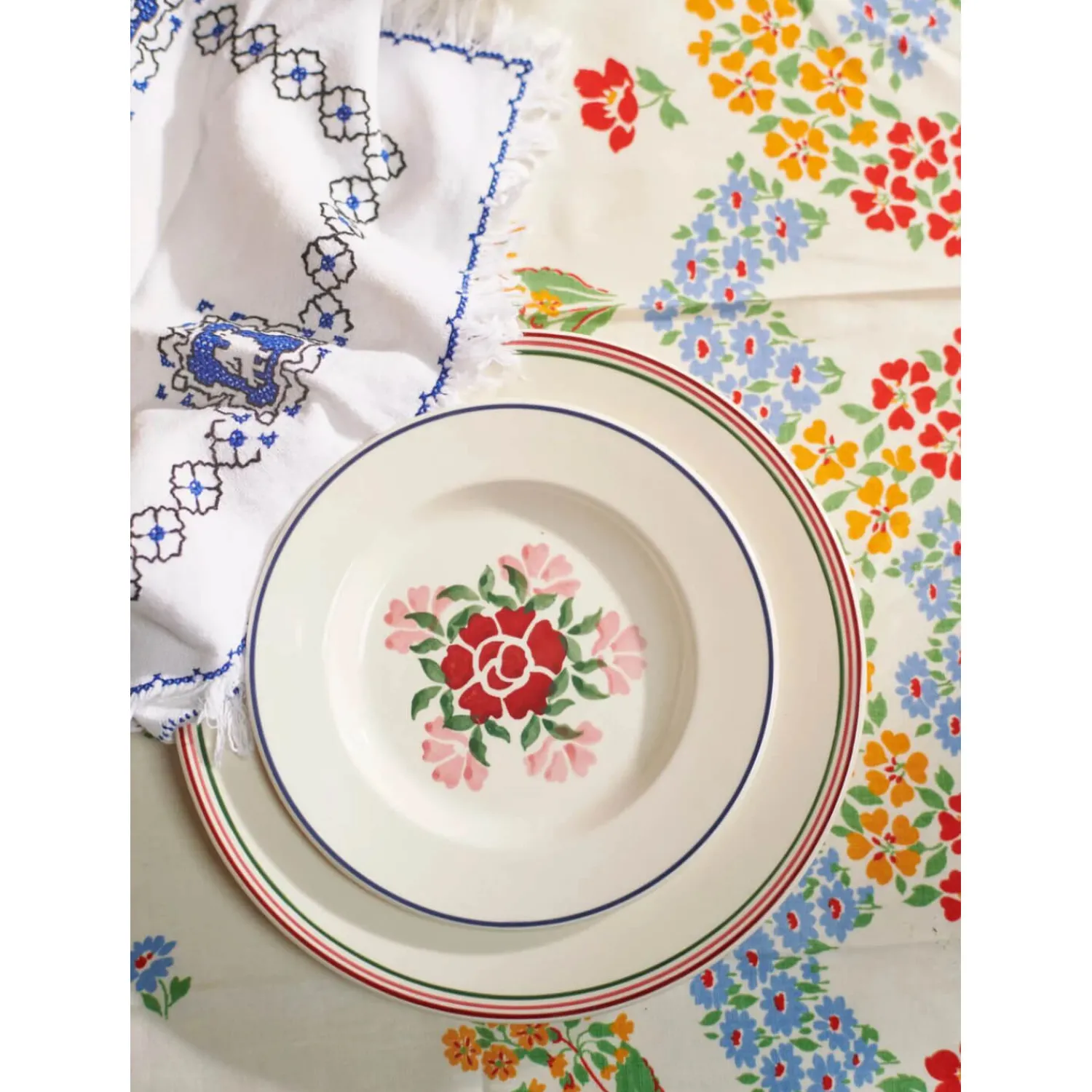 EMMA BRIDGEWATER 6 1/2" Plate - Antique Roses