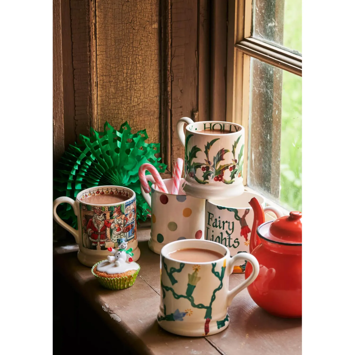 EMMA BRIDGEWATER Cocoa Mug - Fairy Lights