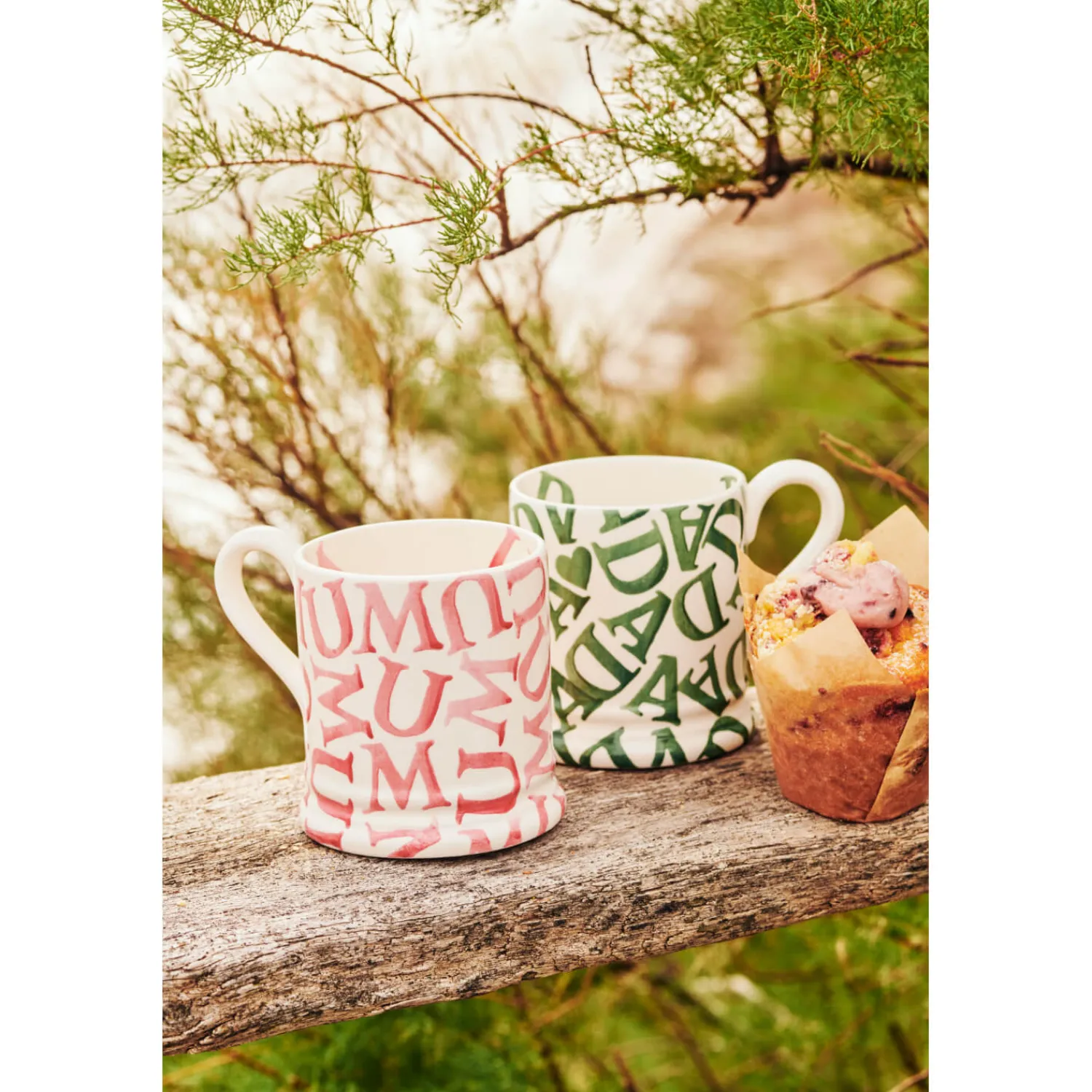 EMMA BRIDGEWATER Half Pint Mug - M.U.M Pink