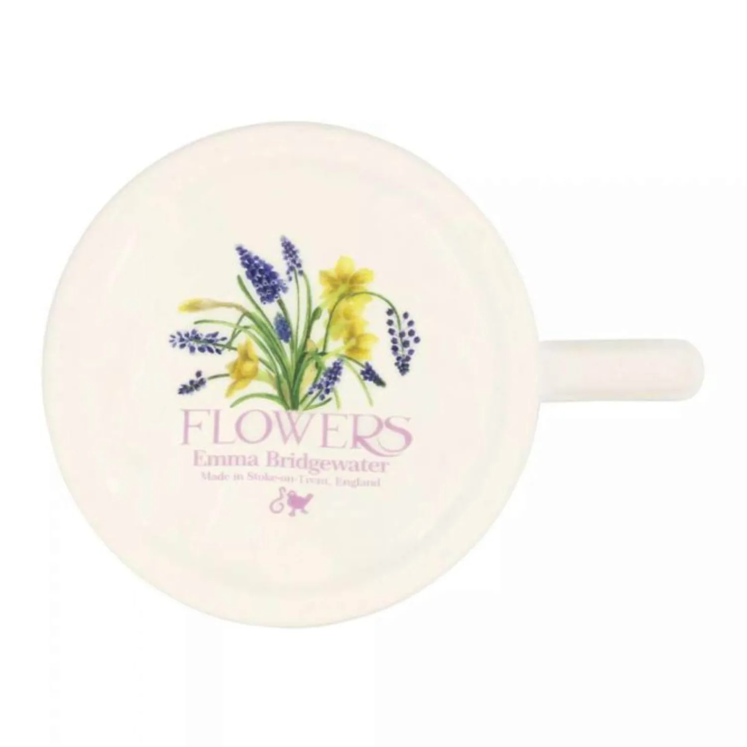 EMMA BRIDGEWATER Half Pint Mug - Tete-a-Tete & Grape Hyacinths