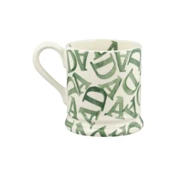 EMMA BRIDGEWATER Half Pint Mug - D.A.D Green