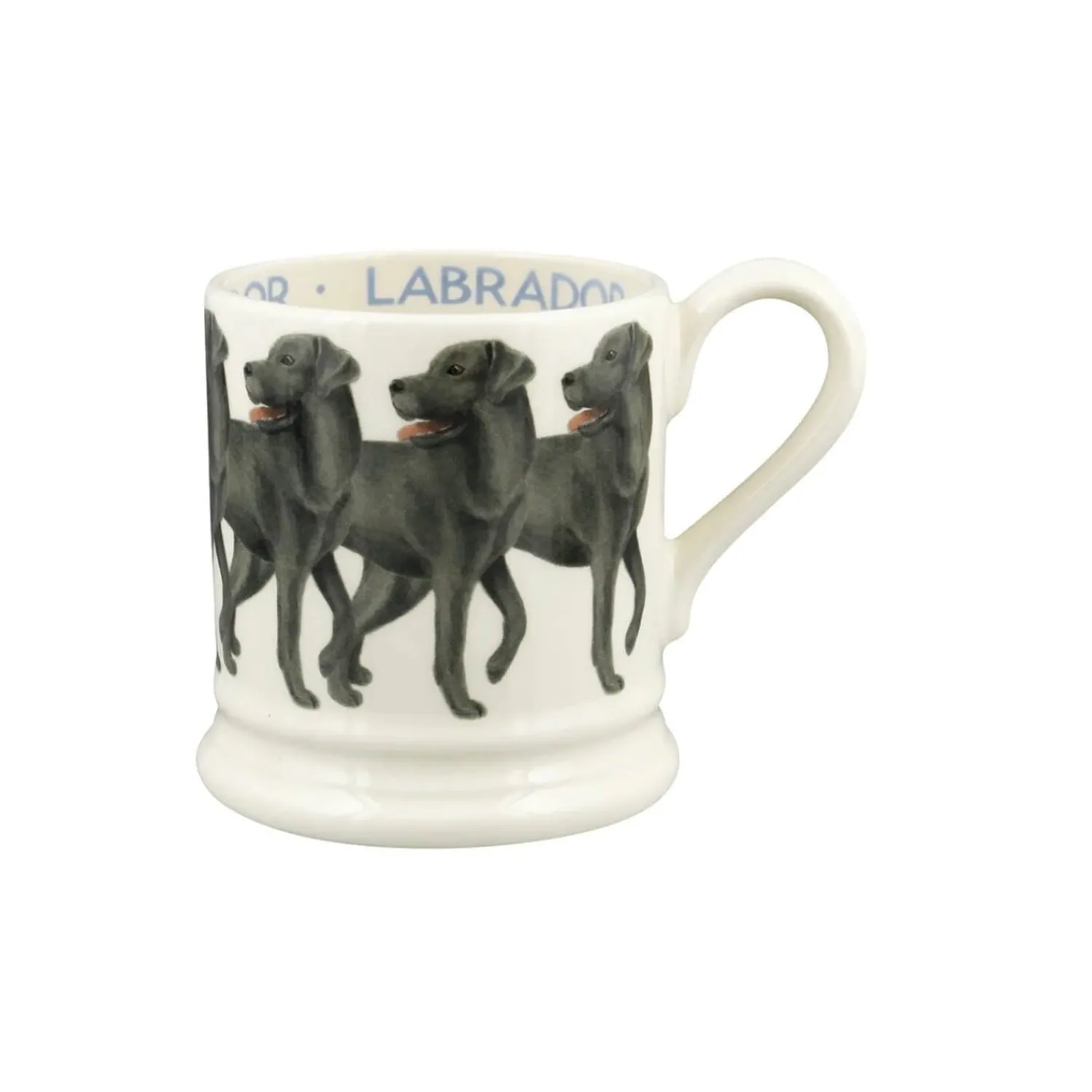 EMMA BRIDGEWATER Half Pint Mug - Black Labradors
