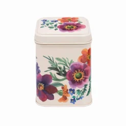 EMMA BRIDGEWATER Small Square Tin - Garden Flowers