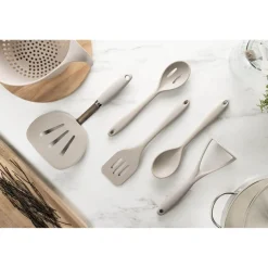 Fusion Twist Silicone Solid Spoon - Grey