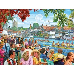 Gibsons 1000 Piece Jigsaw Puzzle - Rowing At The Regatta