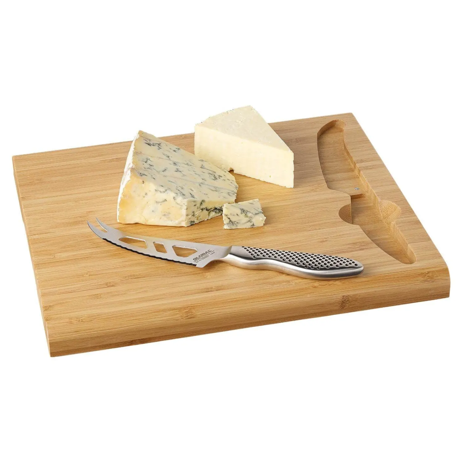 Global Knives Global G-295/BD Cheese Board & GS-95 10.5cm Knife Set
