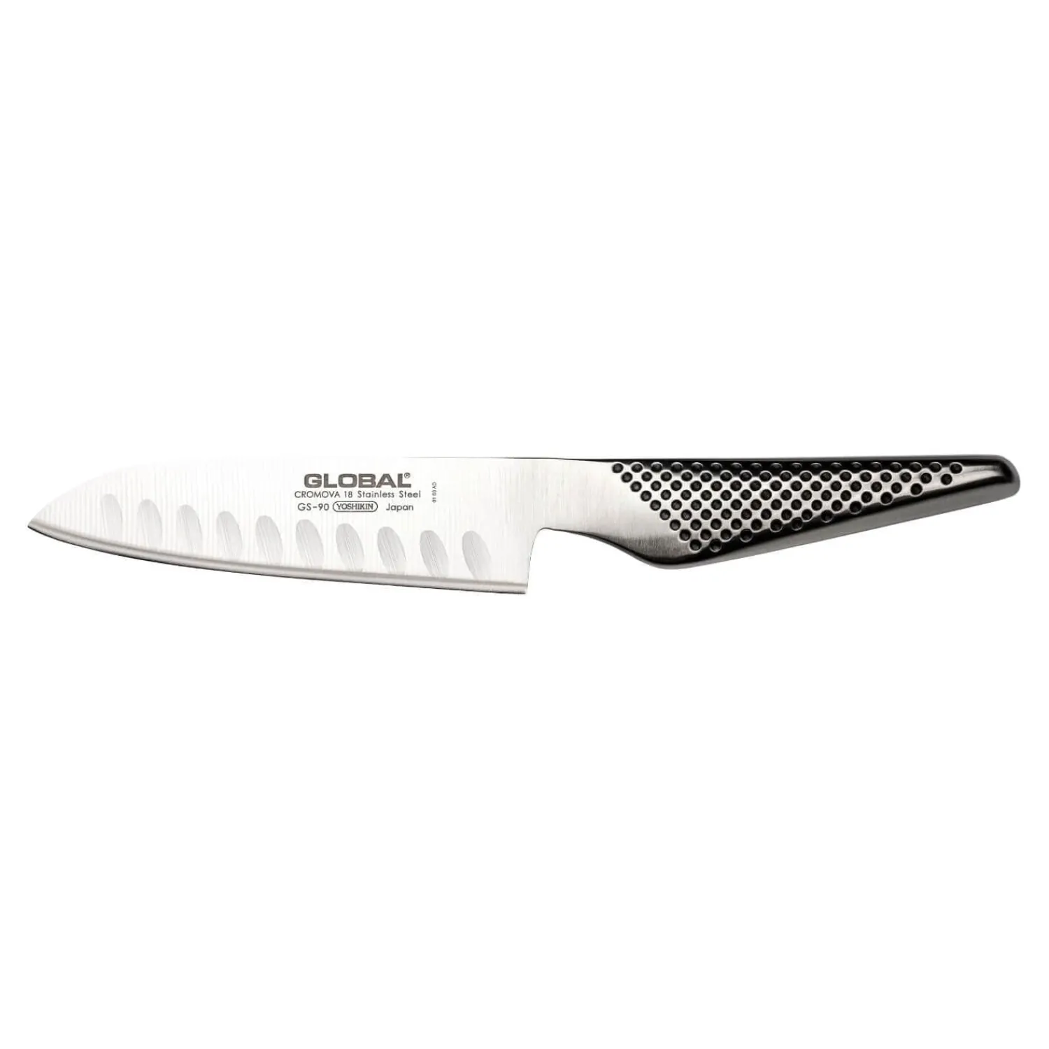 Global Knives Global GS Series GS-90 Fluted Santoku Knife - 13cm