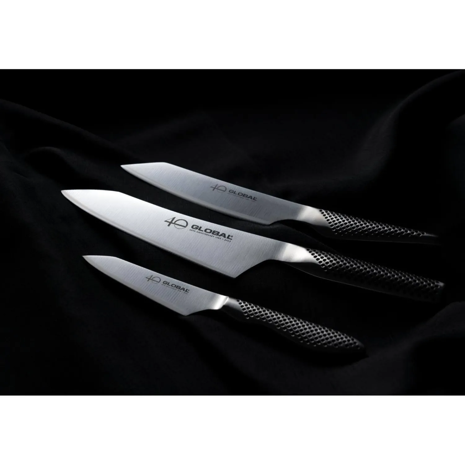 Global Knives Global 40th Anniversary G-458110AB 3-Piece Knife Set