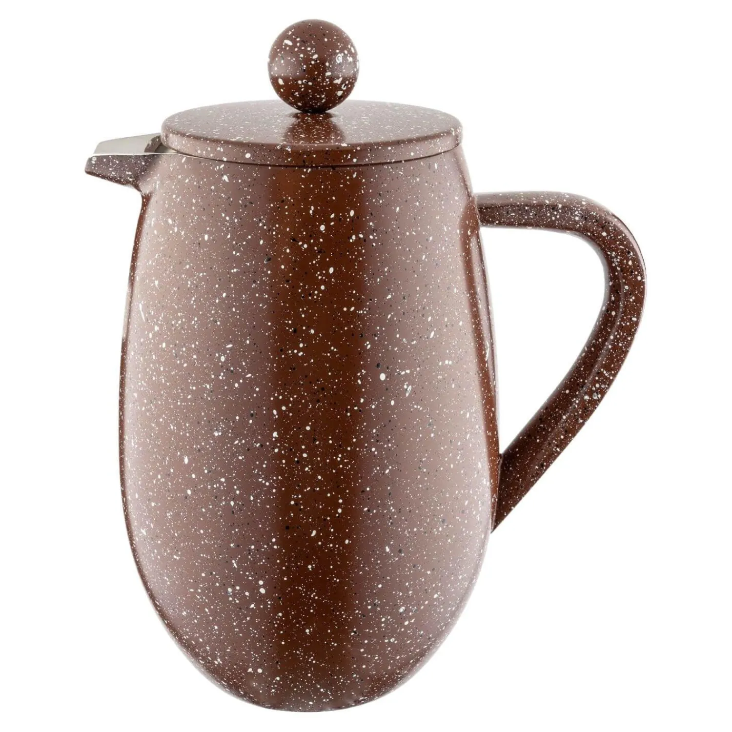 GRUNWERG 3 Cup Cafe Ole Cafetiere - Red Granite